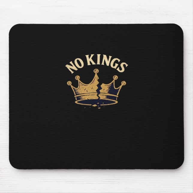 Keine Könige Minimal Clean Mousepad (Vorne)