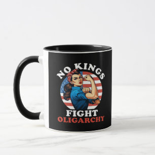 Keine Könige Oligarchie Retro Klassiker Tasse