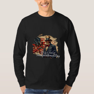 Keine Könige Onkel Sam Unabhängigkeitstag Kunst T-Shirt