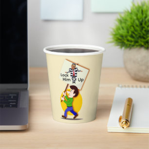 Keine Könige Papiertasse Pappbecher