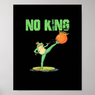 Keine Könige Portland Frosch Protest – Lustige Ant Poster