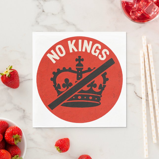 Keine Könige Protest Symbol Serviette (Von Creator hochgeladen)