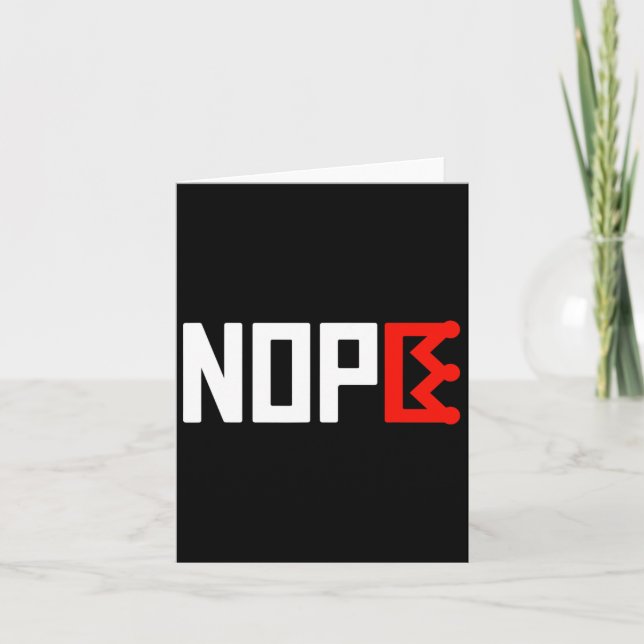 Keine Könige Protest Zeichen horizontal Karte (Vorderseite)