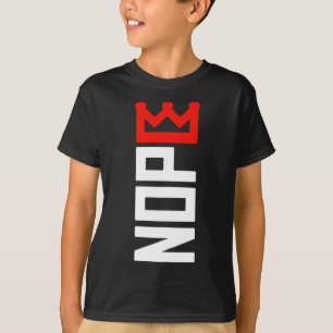 Keine Könige Protest Zeichen vertikal T-Shirt