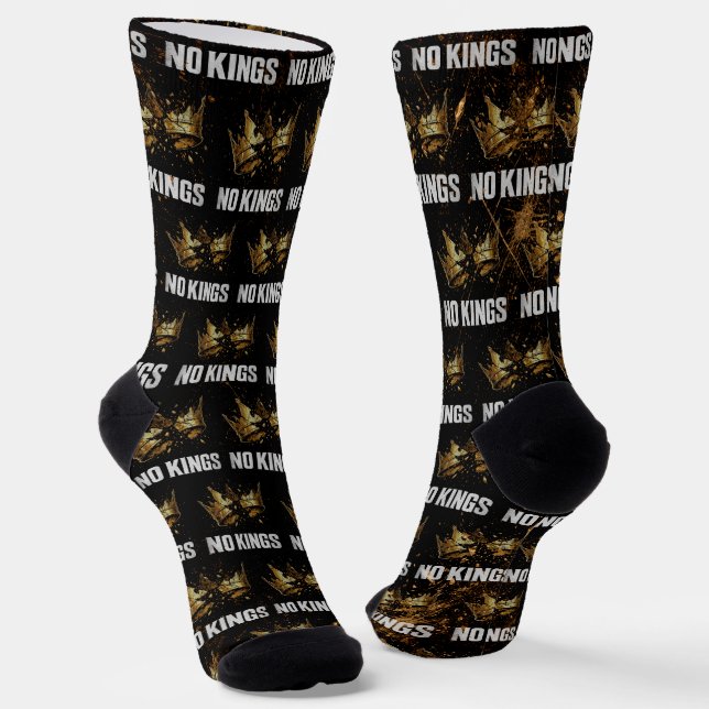 Keine Könige protestieren Socken (Gewinkelt)