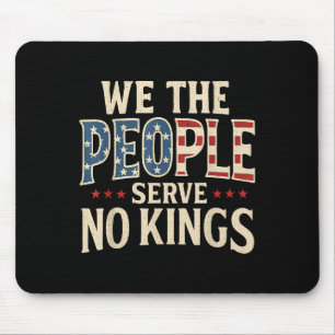 Keine Könige Retro Patriotischer Männer Frauen Mousepad