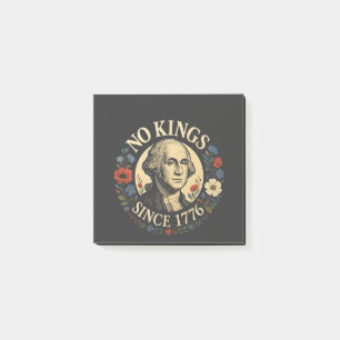 Keine Könige seit 1776 Amerikanische Demokratie Pr Post-it Klebezettel