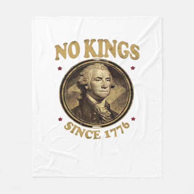 Keine Könige seit 1776 Classic Fleecedecke (Vorderseite)