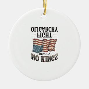 Keine Könige seit 1776 kämpfen gegen Oligarchie Vi Keramik Ornament