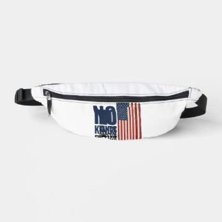 Keine Könige seit 1776 Patrioten-Flag-Shirt-Design Bauchtasche