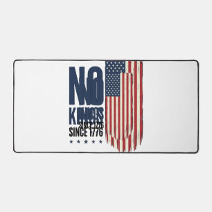 Keine Könige seit 1776 Patrioten-Flag-Shirt-Design Schreibtischunterlage