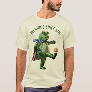 Keine Könige Seit 1776 Portland Frosch   Tritt die T-Shirt