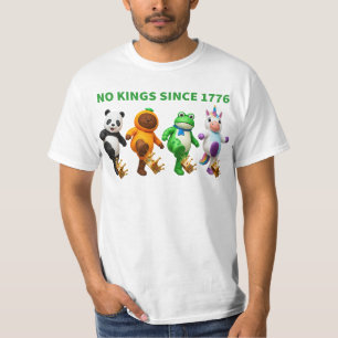 Keine Könige seit 1776 Portland Frosch Tritt Krone T-Shirt