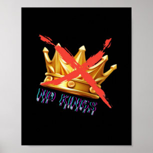 Keine Könige Trendy Design Poster