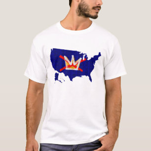 Keine Könige US-Karte T-Shirt