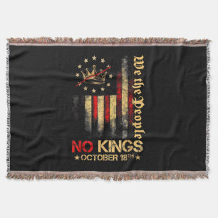 Keine Könige Vintage America Flagge 1776 18. Oktob Decke