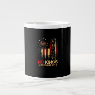 Keine Könige Vintage Amerika-Flagge 1776 Jumbo-Tasse