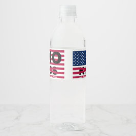 KEINE KÖNIGE WASSERFLASCHENETIKETT