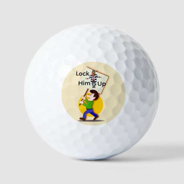 Keine Königs-Golfbälle Golfball (Vorderseite)