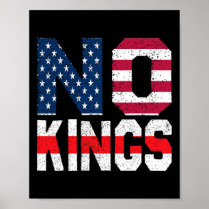 Keine Königsflagge stolz auf keine Könige Poster