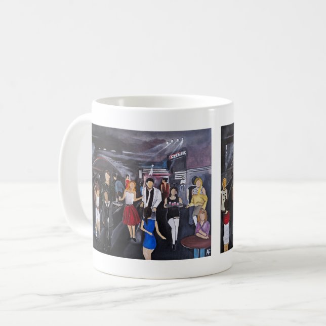 Keine Kontrolle Malerei von Alfred Fox  Kaffeetasse (Vorderseite Links)