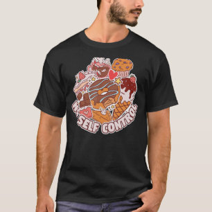 Keine Kontrolle Nachtisch lustige Konditorei Koch T-Shirt