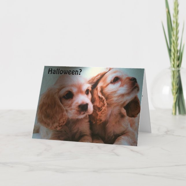 KEINE KOSTEN BENÖTIGT=HALLOWEN KARTE (Vorderseite)