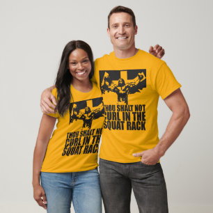 Keine Krümmung im Squat Rack T-Shirt