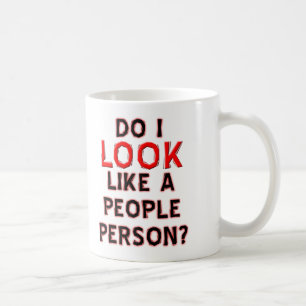 Keine Leute-Person Lustiger Becher Tasse