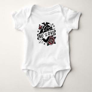 Keine Liebe Flash Tattoo Baby Strampler