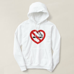 Keine Liebe für das Rauchen Hoodie