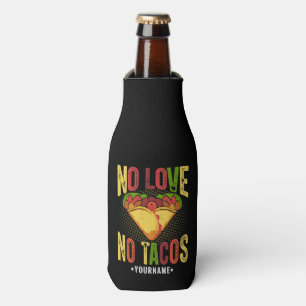 Keine LIEBE No Tacos Funny Taco Pun Flaschenkühler