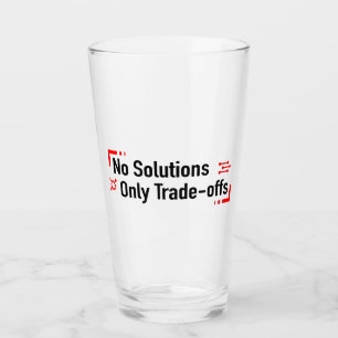 Keine Lösungen nur Zielkonflikte Glas