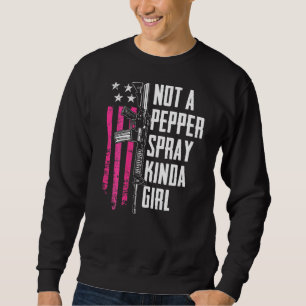 Keine Mädchen Mit Pfefferspray Frauen 2. Zusatzart Sweatshirt