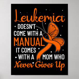 Keine manuelle Leukämie Poster