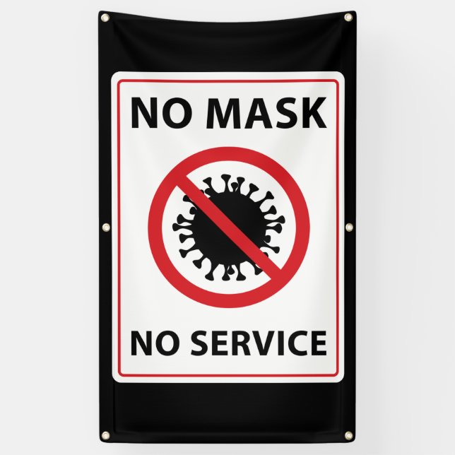 Keine Maske Banner (Vertikal)