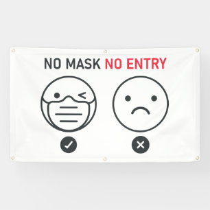 Keine Maske Keine Eingabe Banner