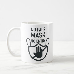 Keine Maske Keine Eingabe Kaffee Tasse