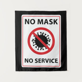 Keine Maske Wandteppich