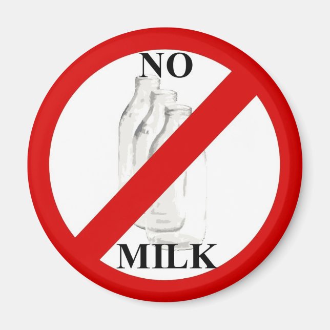 Keine Milch Magnet (Vorne)
