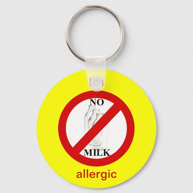Keine Milch Schlüsselanhänger (Vorderseite)