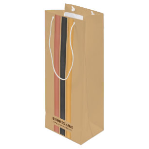 Keine Minimalistische Mindestmarke für Unternehmen Geschenktüte Für Weinflaschen