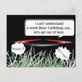 Keine Mitteilung Postkarte