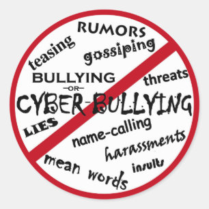 Keine Mobbing-Nachricht, sondern wählen Sie "Güt Runder Aufkleber