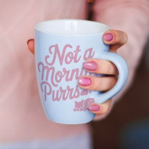 Keine morgendliche Purson Funny Cat Tasse