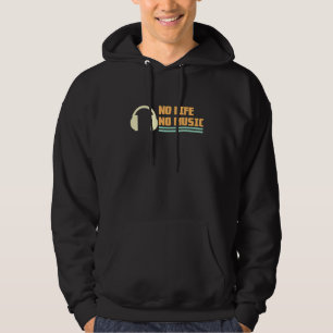 Keine Musik Kein Leben Dj Kopfhörer Herzschlag Des Hoodie