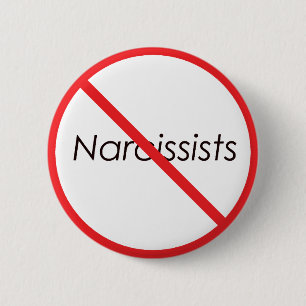Keine Narcissists! Button
