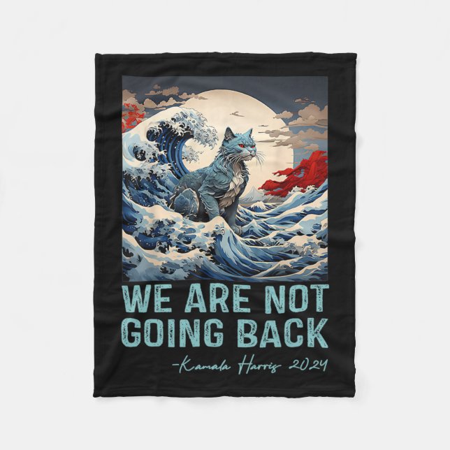 Keine Niedliche Welle von Blauen Katzen für Kamala Fleecedecke (Vorderseite)