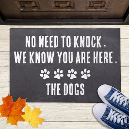 Keine Notwendigkeit, rustikalen Personalisierten H Fußmatte