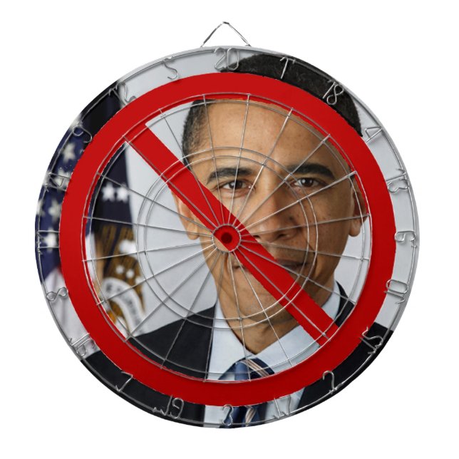 Keine Obama-Dartscheibe Dartscheibe (vorne)